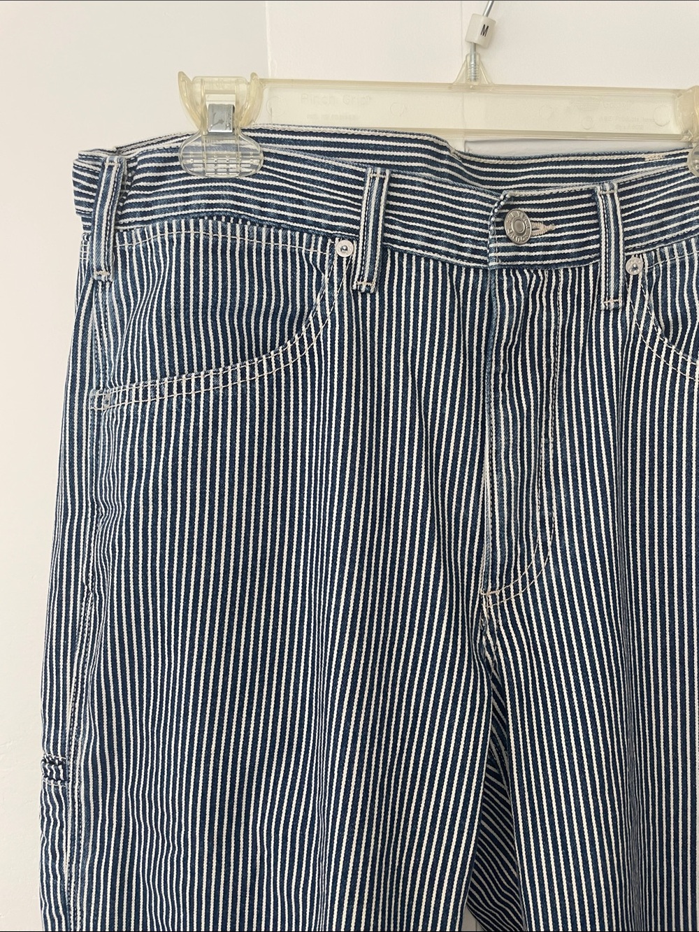 AYR Houseplant Pant in Hickory Stripe - Picture 2 of 9